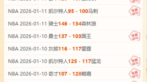 【NBA独家揭秘】胜负揭晓！一图看懂比分详情大解析